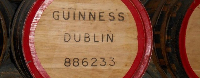 Tonneau de la fameuse bière irlandaise Guinness