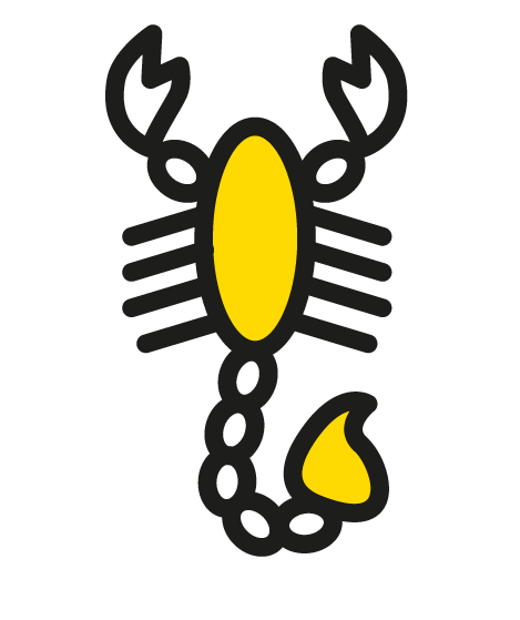 Scorpion-jaune