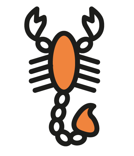 Scorpion-orange